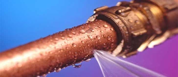 burst pipe